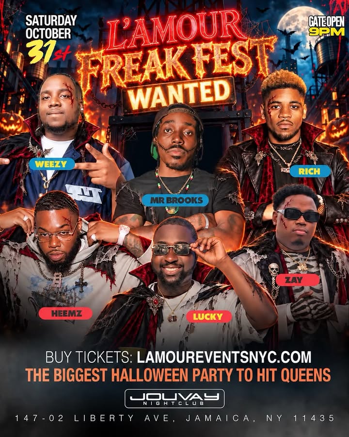 L’AMOUR FREAK FEST: WANTED – Oct. 31